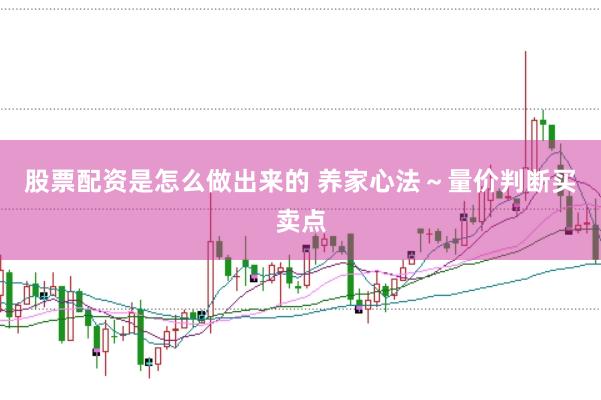 股票配资是怎么做出来的 养家心法～量价判断买卖点