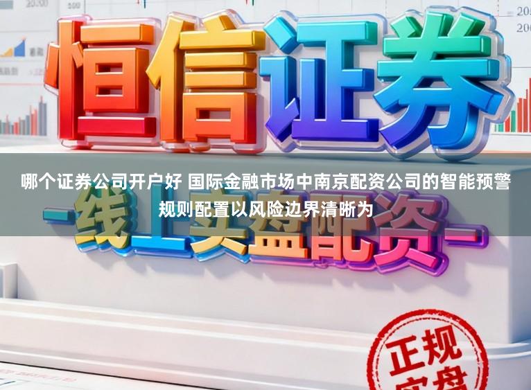 哪个证券公司开户好 国际金融市场中南京配资公司的智能预警规则配置以风险边界清晰为