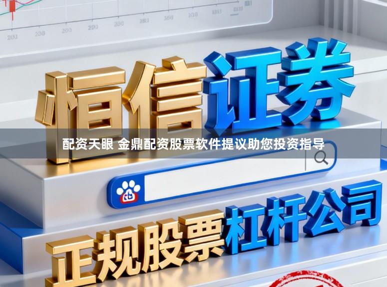 配资天眼 金鼎配资股票软件提议助您投资指导