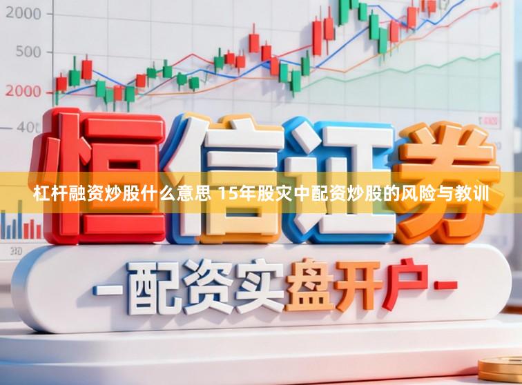 杠杆融资炒股什么意思 15年股灾中配资炒股的风险与教训