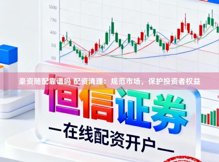 豪资随配靠谱吗 配资清理：规范市场，保护投资者权益
